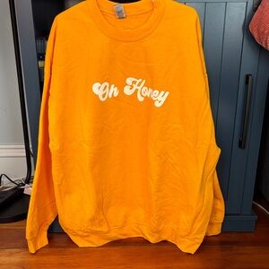 Gildan Orange 'Oh Honey' Sweatshirt
